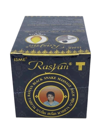 ISME - Black Snake Massage Balm with Vitamin E, Omega 3, 6 and 9, 50g.