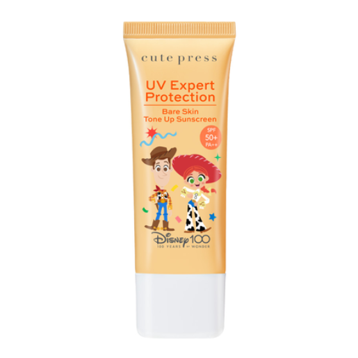 Cute Press - Let's Celebrate UV Expert Bare Skin Tone Up Sunscreen SPF 50+ PA++ 30g.