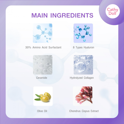 Cathy Doll - Duo Hya Micellar & Amino Acid Cleanser 50ml.