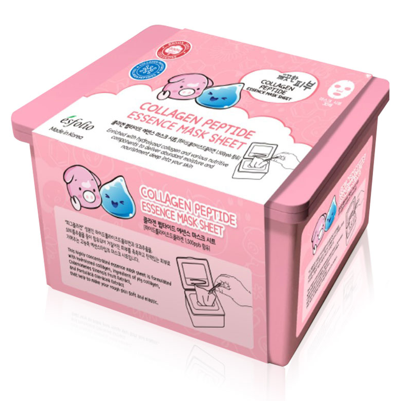 Esfolio - Pure Skin Collagen Hyaluronic Acid Essence Mask Sheet [400ml x 30 Sheets]