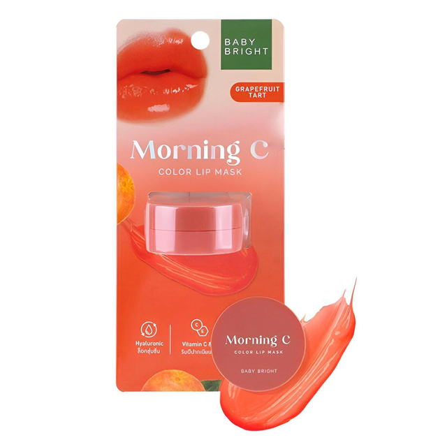Baby Bright - Morning C Color Lip Mask (Grapefruit Tart) 3.8g.