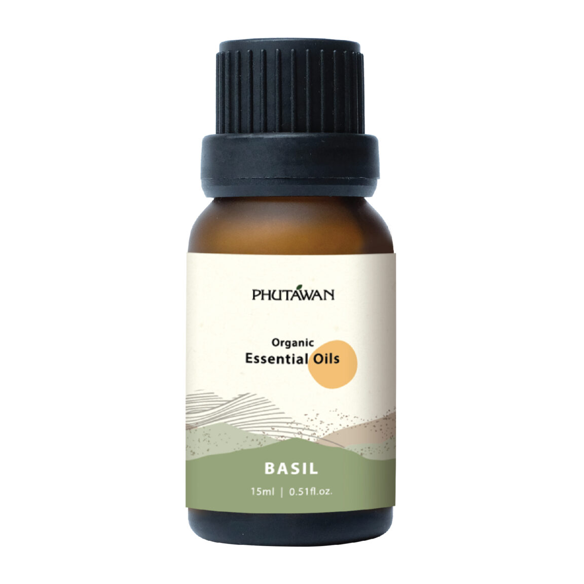 Phutawan - Intree Organic Mountain, Organic Essential Oil, Basil 15ml.