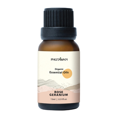 Phutawan - Intree Organic Mountain, Organic Essential Oil, Rose Geranium 15ml.