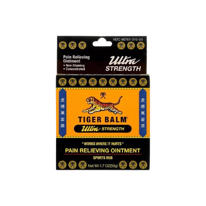 Tiger Balm - Ultra Strength Ointment - Sports Rub 50g. (Pack of 2)