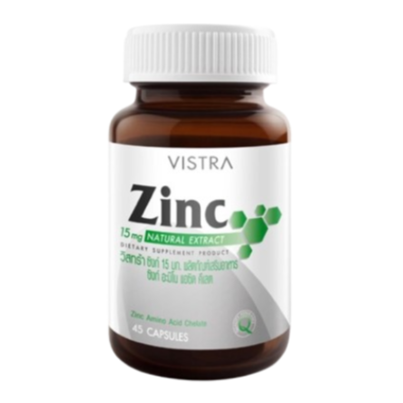 Vistra - Zinc 15 mg. Natural Extract (45 capsules)