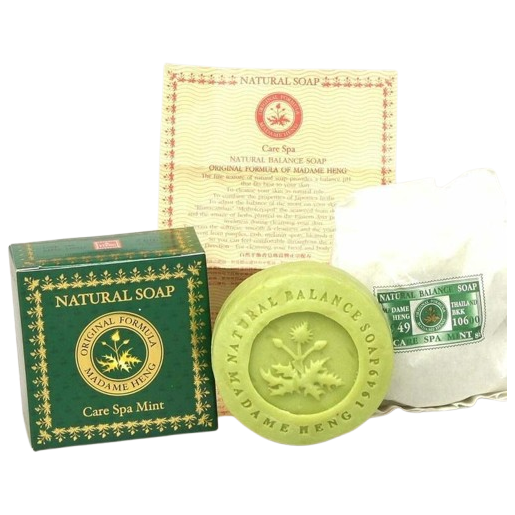 Madame Heng - Care Spa Mint - Natural Soap 150g. - Made in Thailand