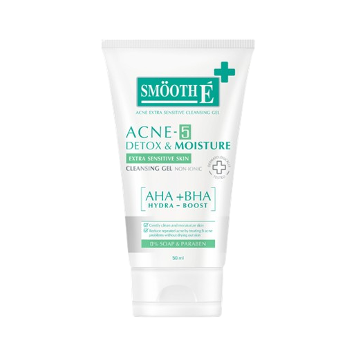 Smooth E - Acne Cleansing Gel AHA + BHA 50ml.