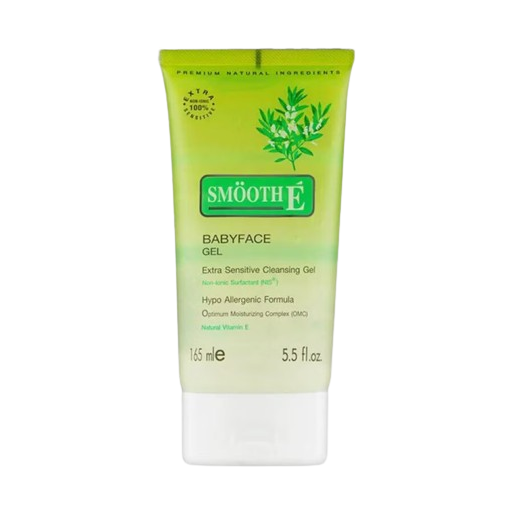 Smooth E - Baby Face Gel Extra Sensitive Cleansing Gel 165ml.