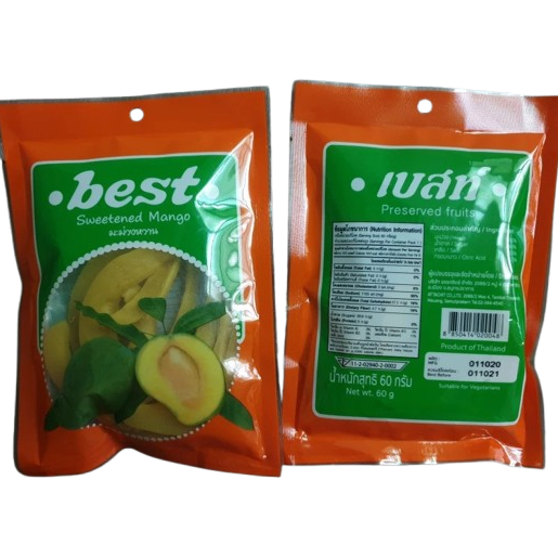 Best - Sweet Mango 60g. (Pack of 4)