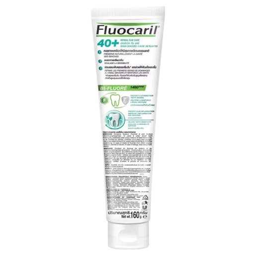 Fluocaril - Toothpaste 40 Plus Herbal Gum Care 160g.