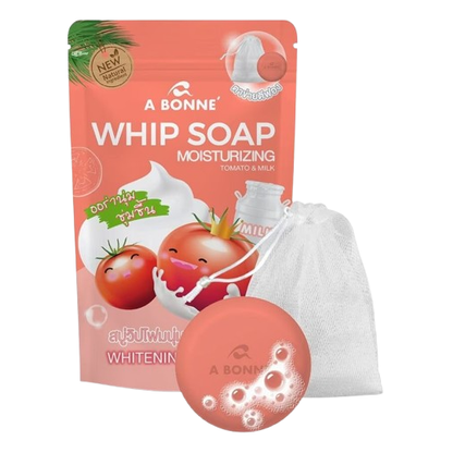 A Bonne' - Whip Soap Moisturizing Tomato Milk 100g.