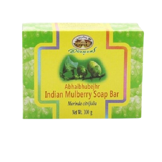 Abhaibhubejhr - Noni Soap Bar 100 g. (Pack of 3) - Made in Thailand