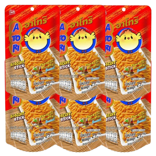 Atori - Chicken Legs - with Spicy Seasoning 25 g. (Pack of 6)