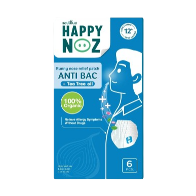 Happy Noz - Adult - Blue Fragrance Formula (Pack of 3 x 6 patches)