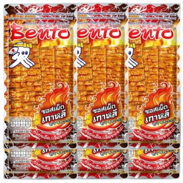 Bento - Baked Squid - with Korean Spicy Sauce 18 g. (Pack of 6)