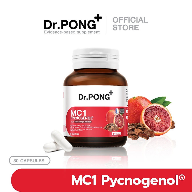 Dr.PONG - MC1 Pycnogenol Plus Red Orange Extract (30 capsules)