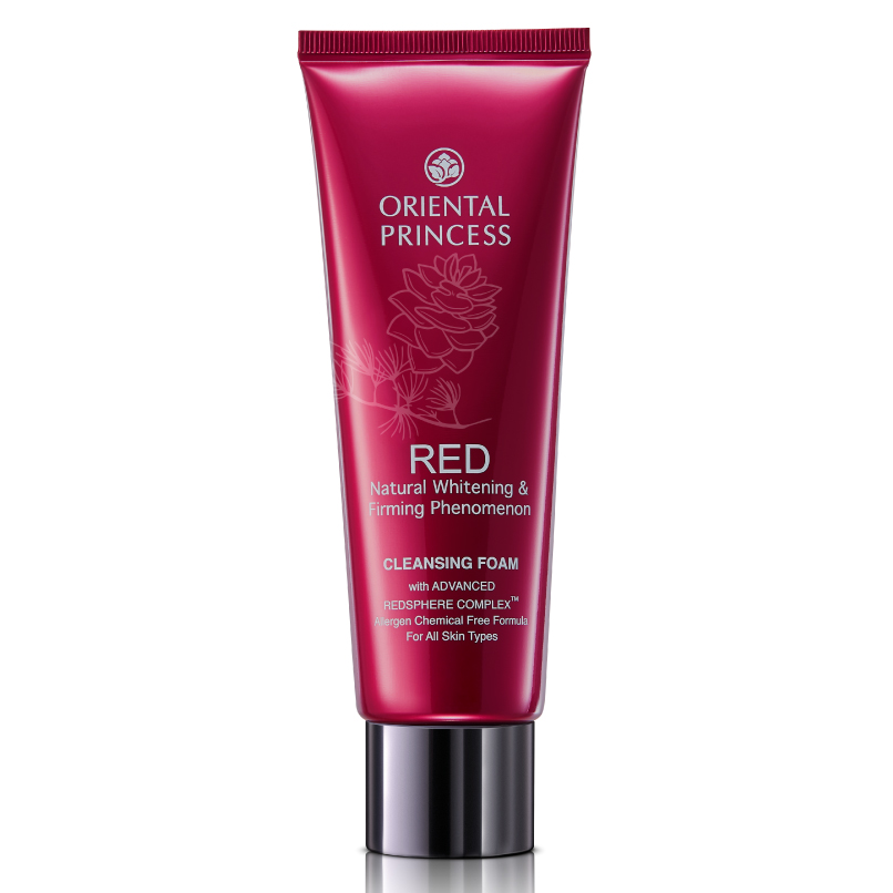 Oriental Princess - RED - Natural Whitening & Firming Phenomenon Cleansing Foam 100g.