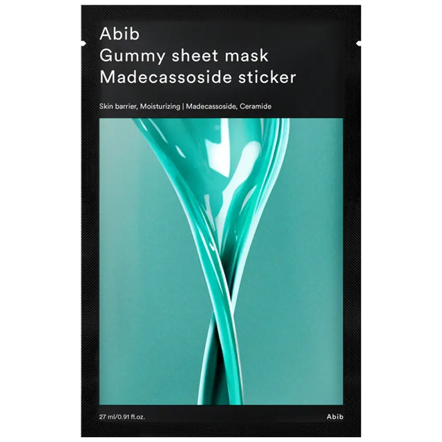 Abib - Gummy Sheet Mask with Madecassoside Sticker 27ml. (Pack of 3)