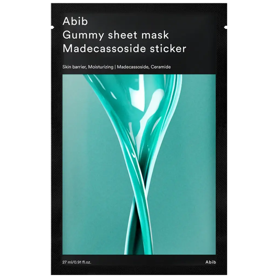 Abib - Gummy Sheet Mask with Madecassoside Sticker 27ml. (Pack of 3)