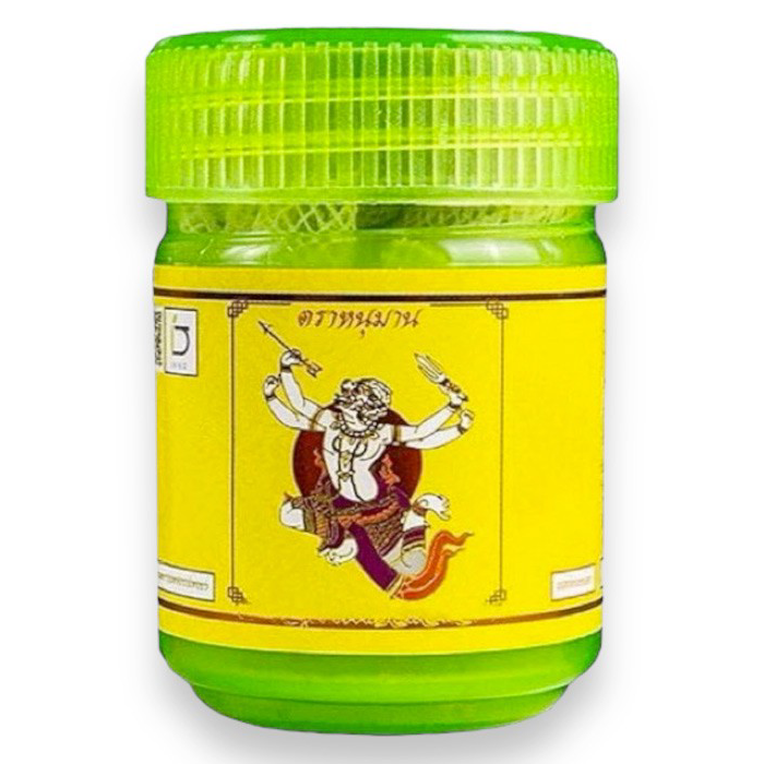 Hanuman - Herbal Inhaler - Traditional Natural Scent - Yadom - Relieves Dizziness (Pack of 6) - Made in Thailand