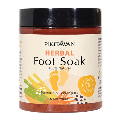 Phutawan - Herbal Foot Soak with Turmeric and Lemongrass 280g.