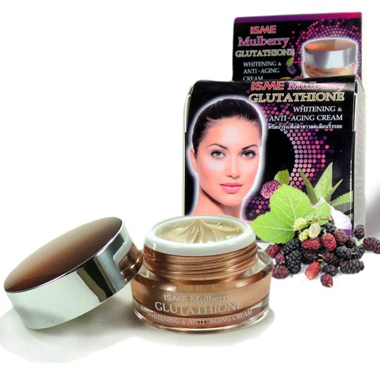 ISME - Mulberry Glutathione, Whitening & Anti-aging Cream 10g.