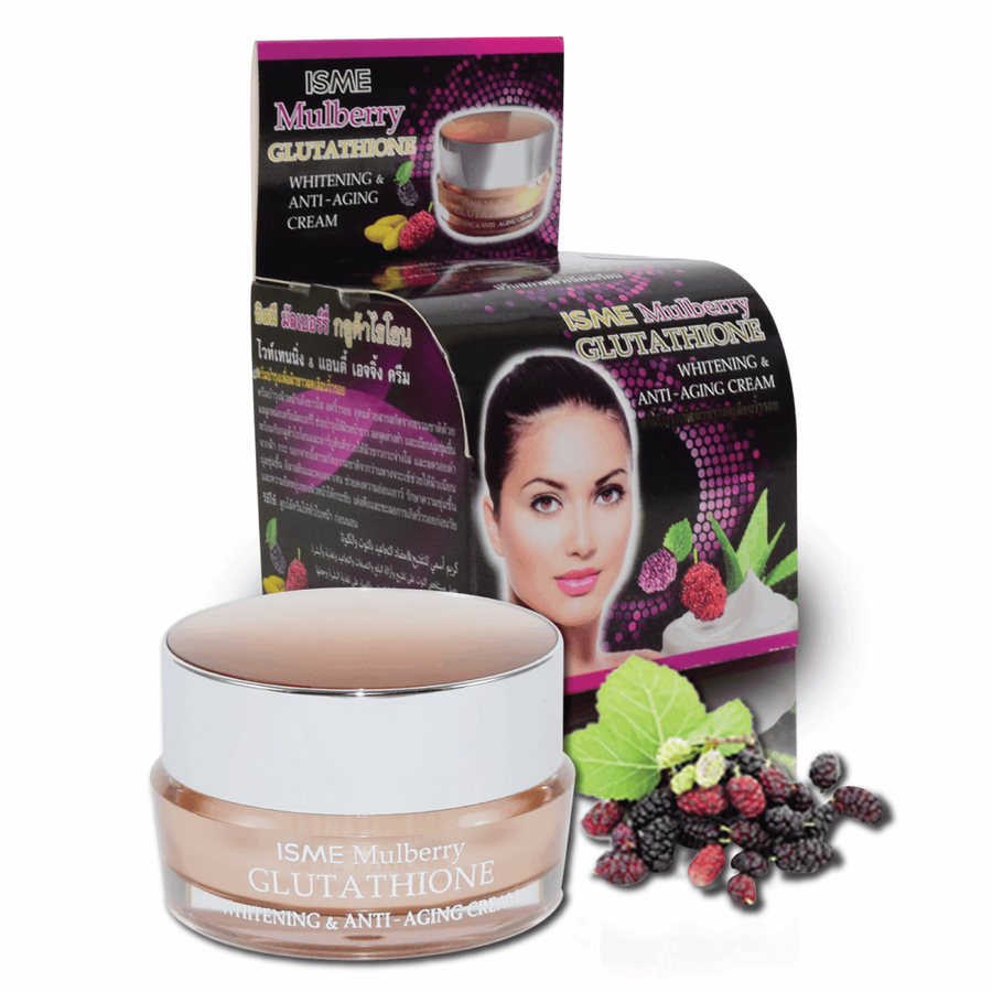 ISME - Mulberry Glutathione, Whitening & Anti-aging Cream 10g.
