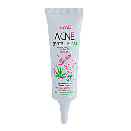 ISME - Acne Spots Cream with Aloevera, Tea Treeoil & VitaminB6 10g.