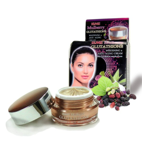 ISME - Mulberry Glutathione, Whitening & Anti-aging Cream 10g.