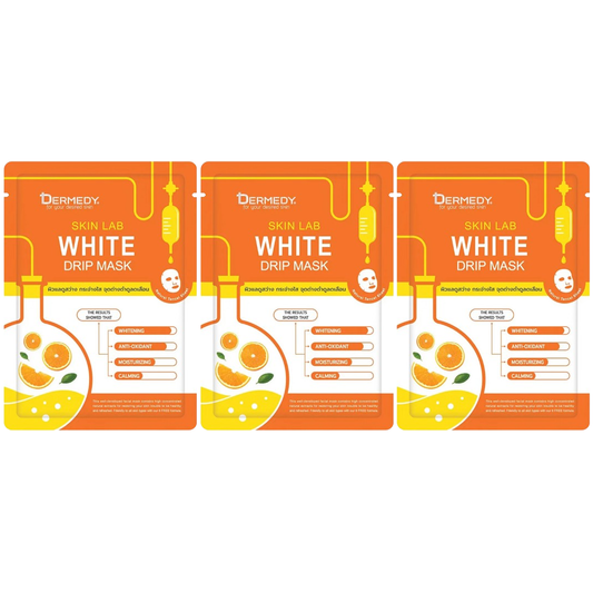 Dermedy - Skin Lab White Drip Mask 25g. (Pack of 3)