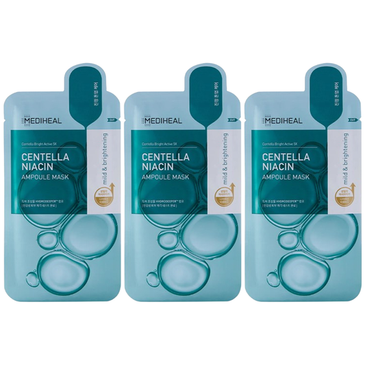 Mediheal - Centella Niacin Ampoule Mask 25ml. (Pack of 3)