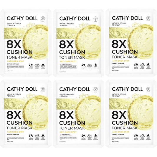 Cathy Doll - 8X Cushion Toner Mask Anti-Dark Spot 25g. (Pack of 6)