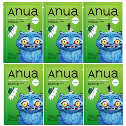 Anua - Kpop Demon Hunters Heartleaf 77 Soothing Mask 25ml. (Pack of 6)