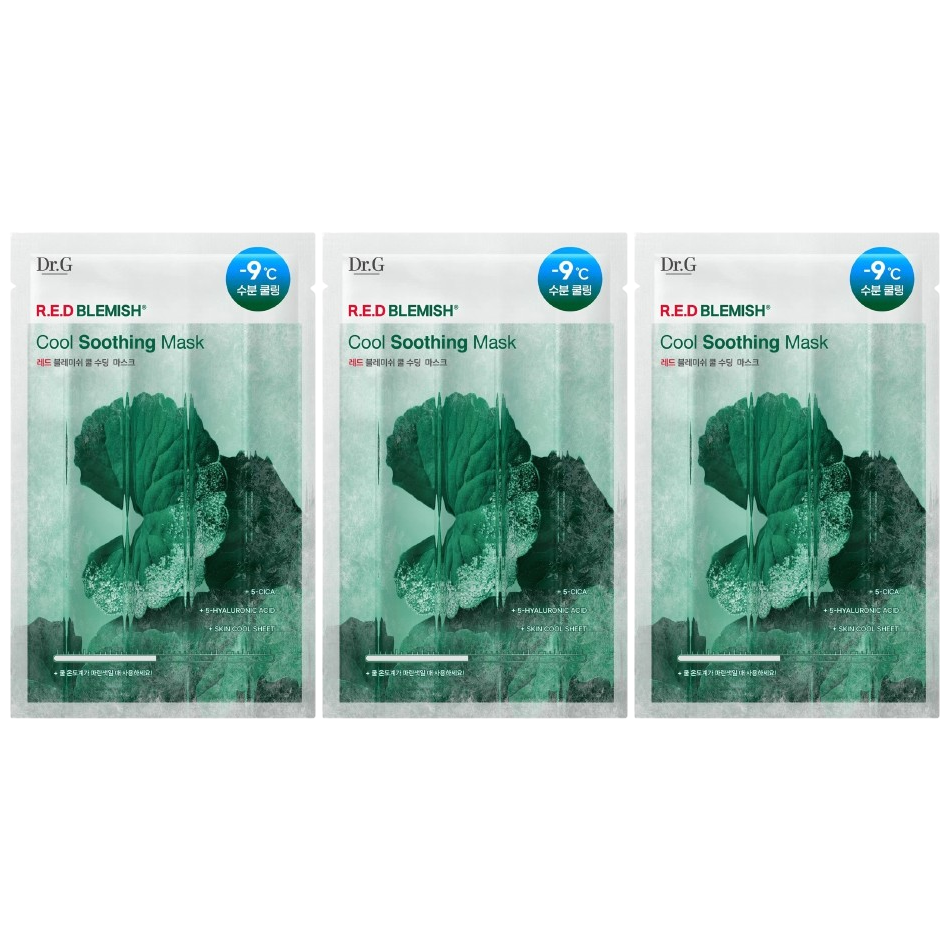 Dr.G - R.E.D Blemish Cool Soothing Mask 30g. (Pack of 3)