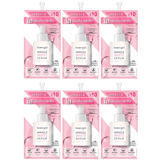 Snowgirl - Miracle White Serum 10g. (Pack of 6)