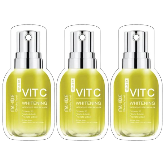 MYU-NIQUE - Vitamin C Whitening Intensive Serum Mask 25g. (Pack of 3)