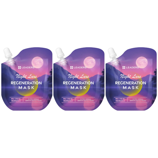 Leaders - Night Luxe Regeneration Face Mask 21ml. (Pack of 3)