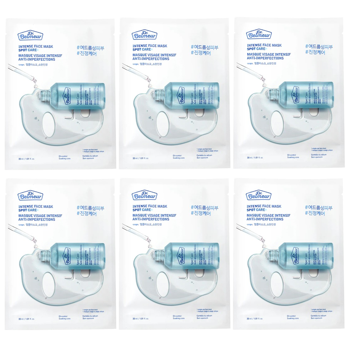 The Face Shop - Dr.Belmeur Intense Mask Spot Care 30ml. (Pack of 6)