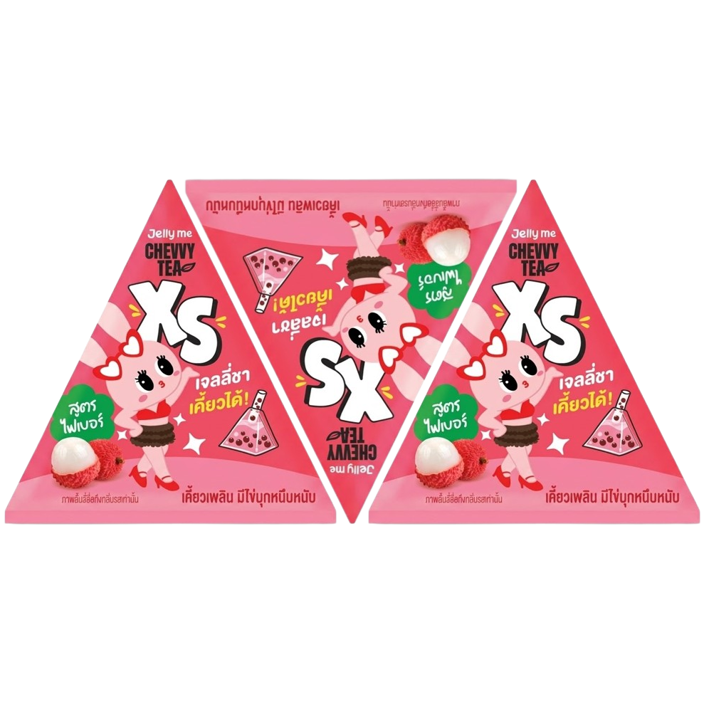 Handy Herb - Jelly Me Chevvy Tea XS, Fiber Formula, Lychee Flavor (Pack of 3)