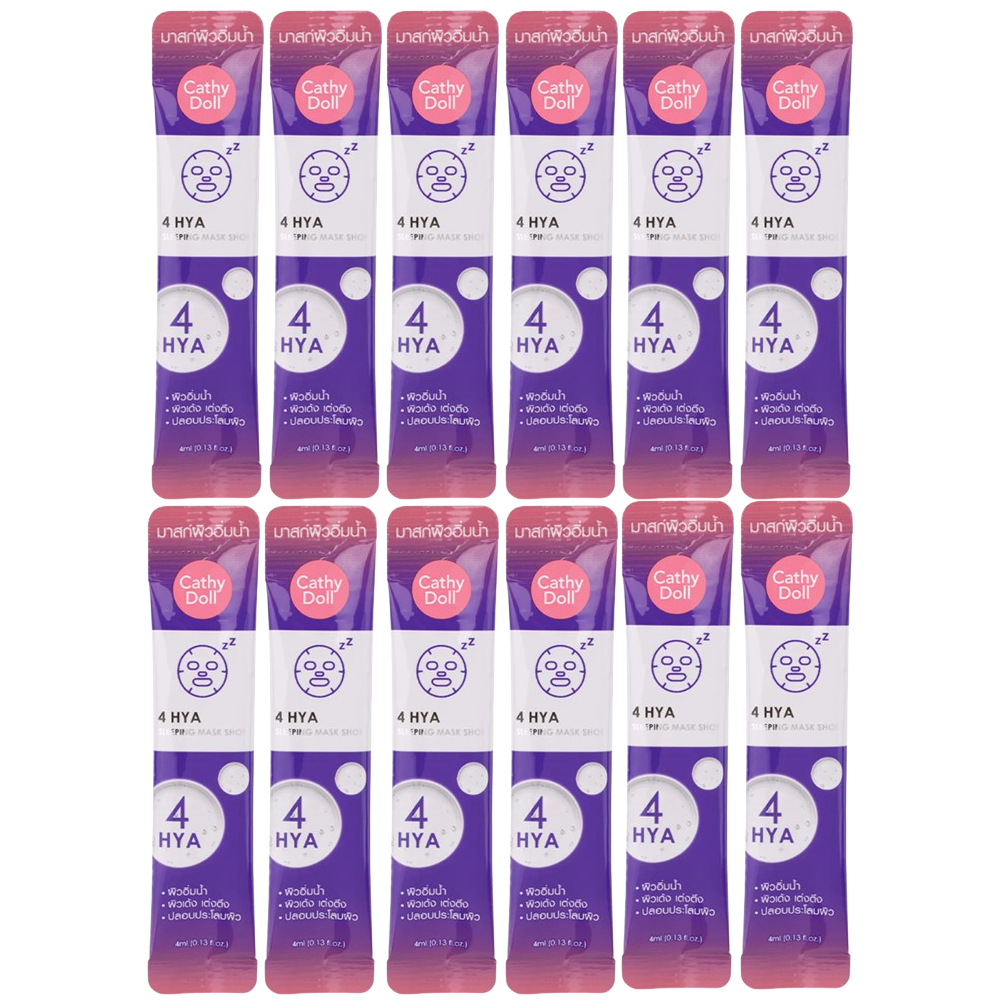 Cathy Doll - 4Hya Sleeping Mask Shot 4ml. (Pack of 12)