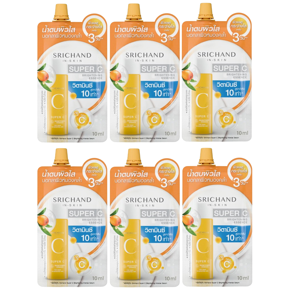 Srichand - Super C Brightening Essence 10ml. (Pack of 6)
