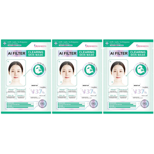 Dermedy - AI Filter Clearing Skin Face Mask 25g. (Pack of 3)