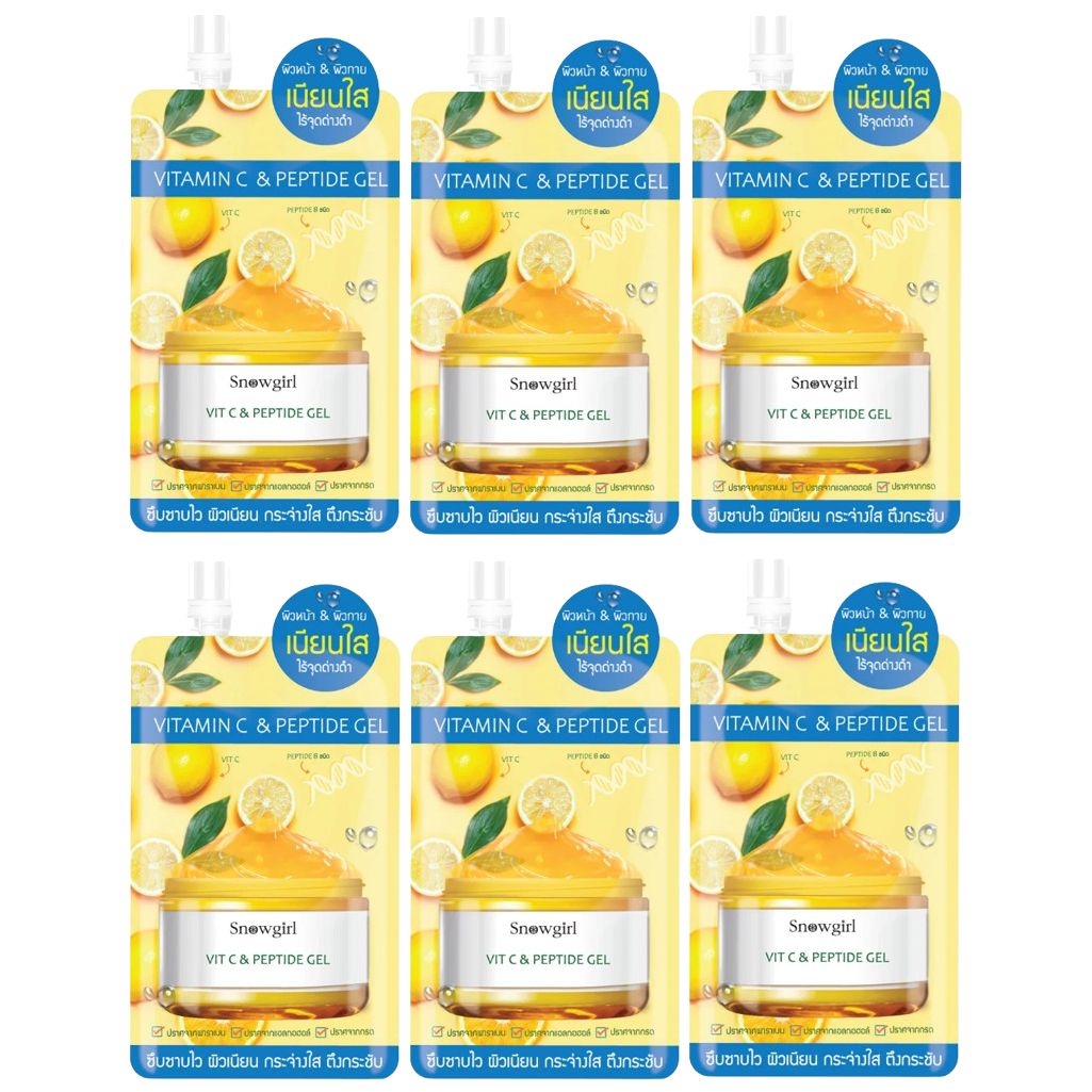 Snowgirl - Vitamin C & Peptide Gel 30g. (Pack of 6)
