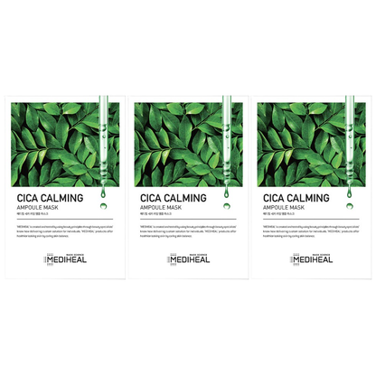 Mediheal - Cica Calming Ampoule Mask 25ml. (Pack of 3)