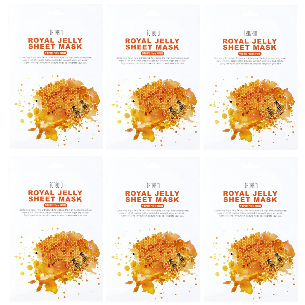 TENZERO - Royal Jelly Mask 25ml. (Pack of 6)