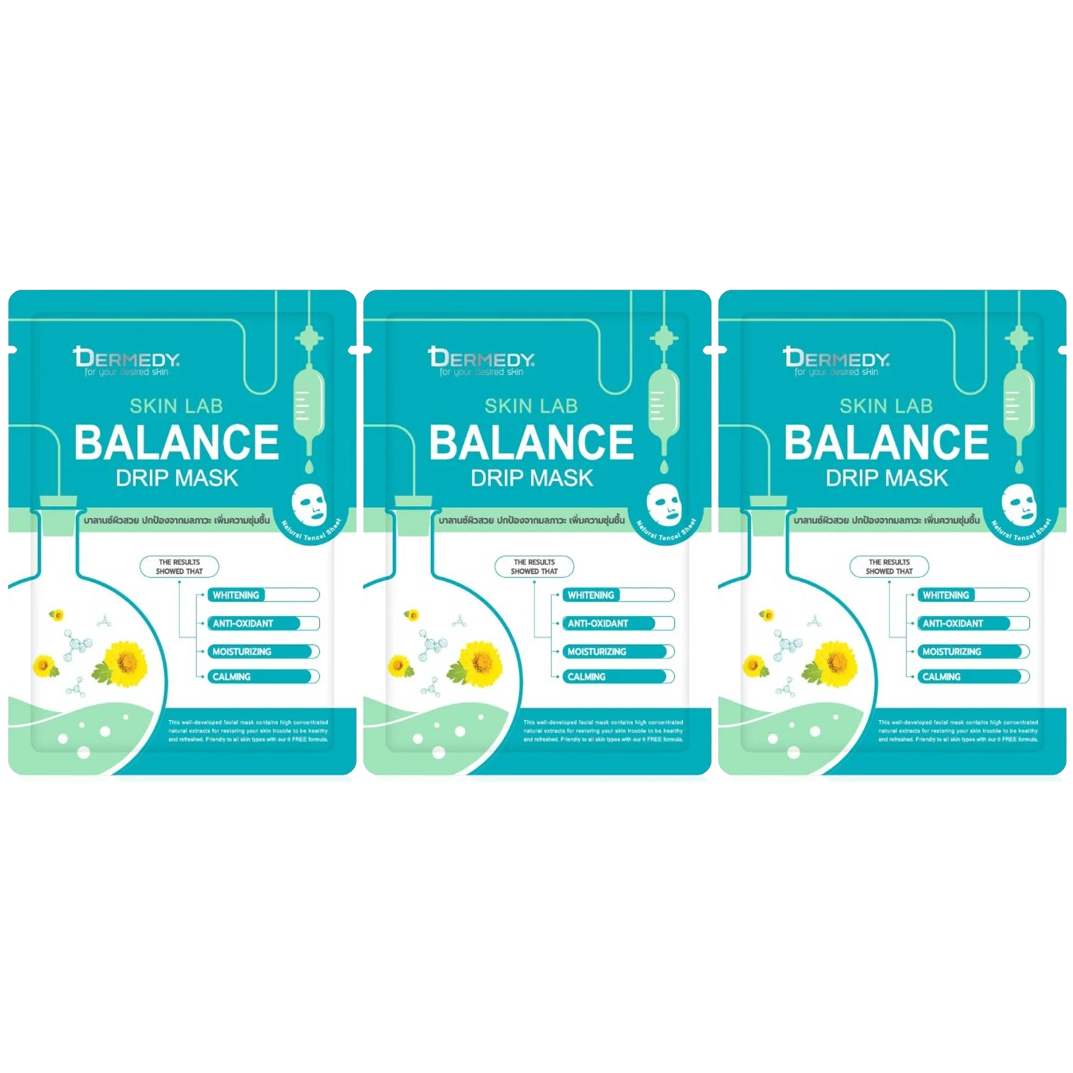Dermedy - Skin Lab Balance Drip Mask 25g. (Pack of 3)