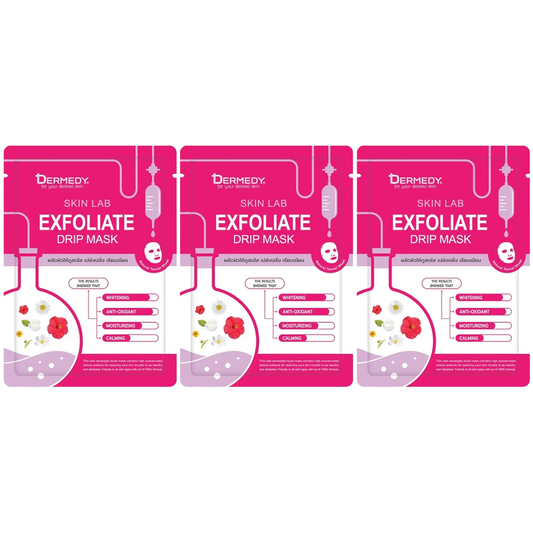 Dermedy - Skin Lab Exfoliate Drip Mask 25g. (Pack of 3)