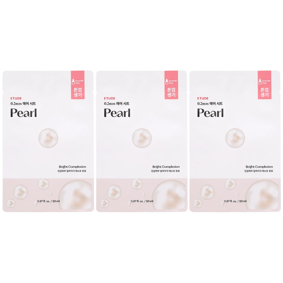Etude - 0.2mm Air Mask Pearl 20ml. (Pack of 3)