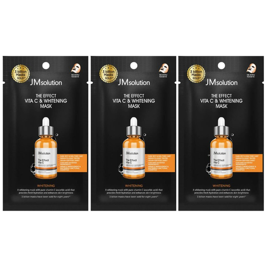 JM Solution - The Effect Vita C & Whitening Mask 24ml. (Pack of 3)