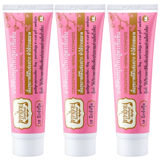 Tepthai - Herbal Toothpaste Mixed Fruit 70g. (Pack of 3)